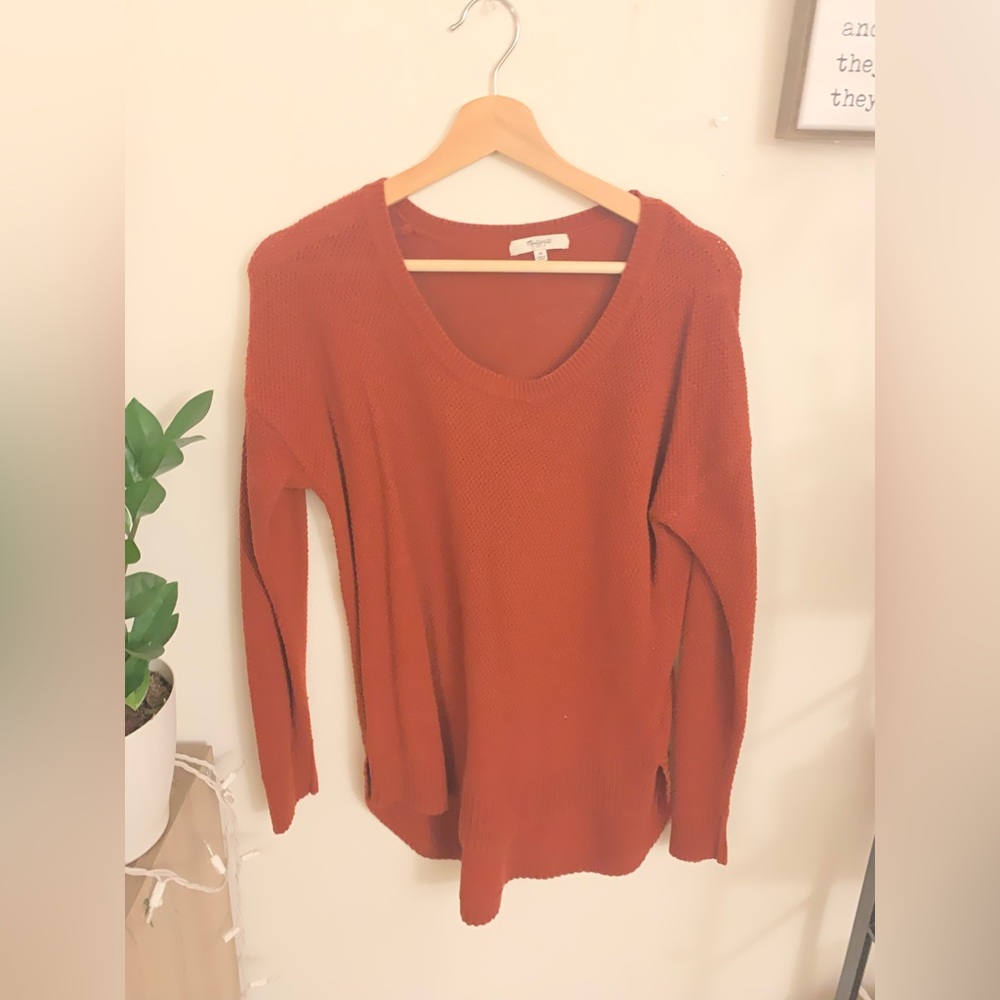 Red madewell sweater